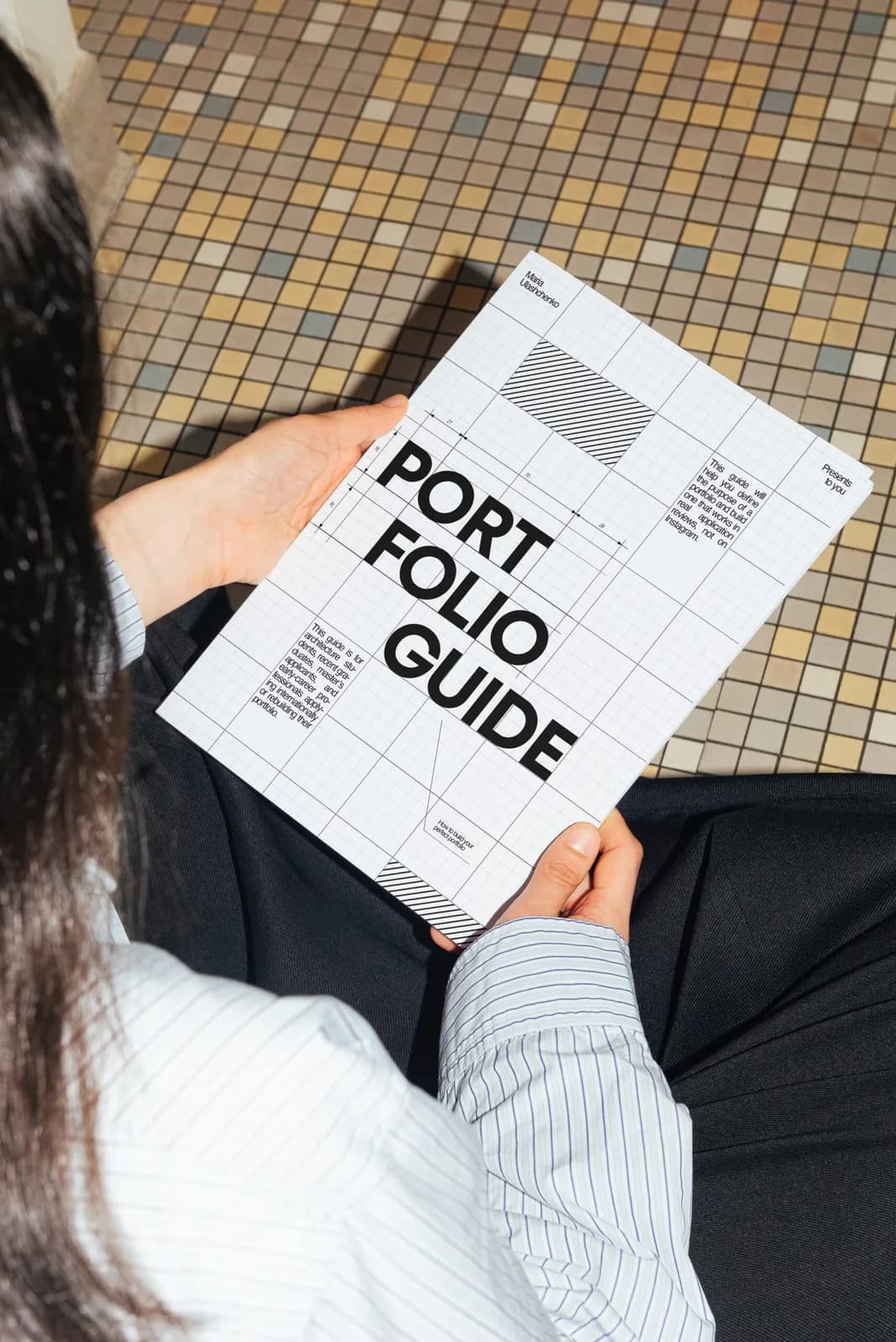 Portfolio Template for Architects, cover preview