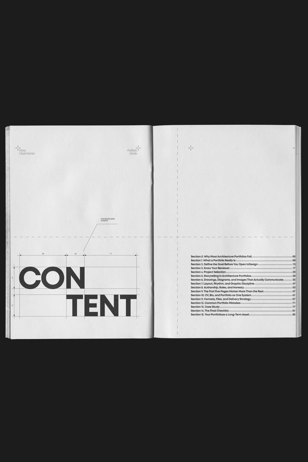 Template CV and application pages